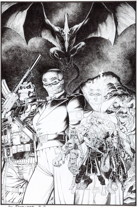 Fear Itself The Fearless issue 8 cover by Art Adams. Source.