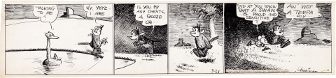 Krazy Kat Daily 3-21-1941 by George Herriman.  Source.