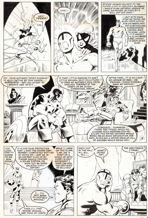 Marvel Super Heroes Secret Wars issue 11 page 25 by Mike Zeck and John Beatty. Source.