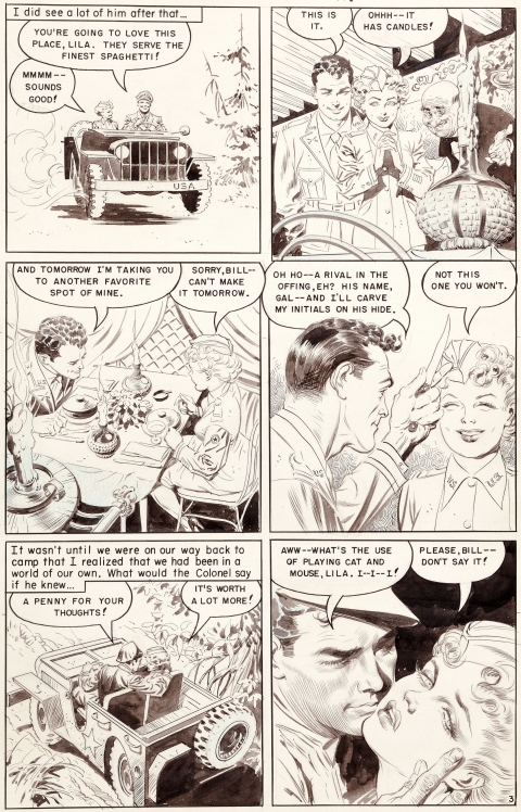 Personal Love issue 24 page 3 by Frank Frazetta.  Source.