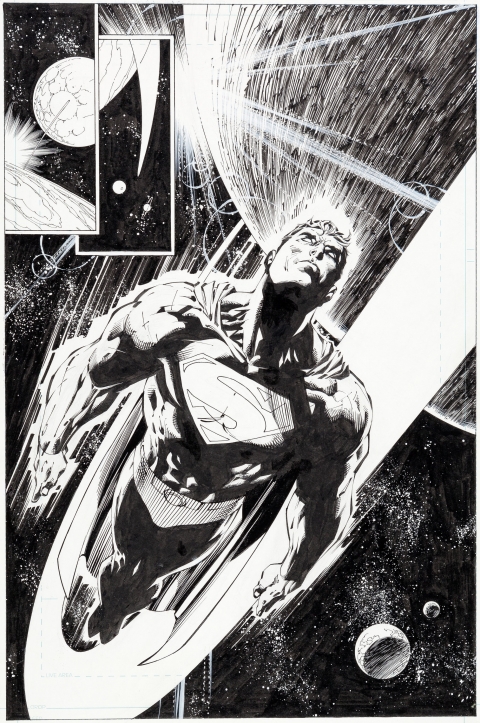 Superman issue 204 page 16 by Jim Lee and Scott Williams.  Source.