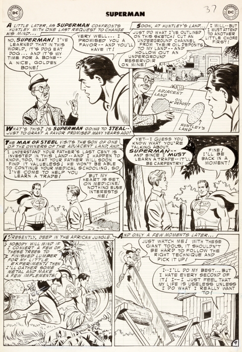 Superman issue 93 page 9 by Al Plastino.  Source.