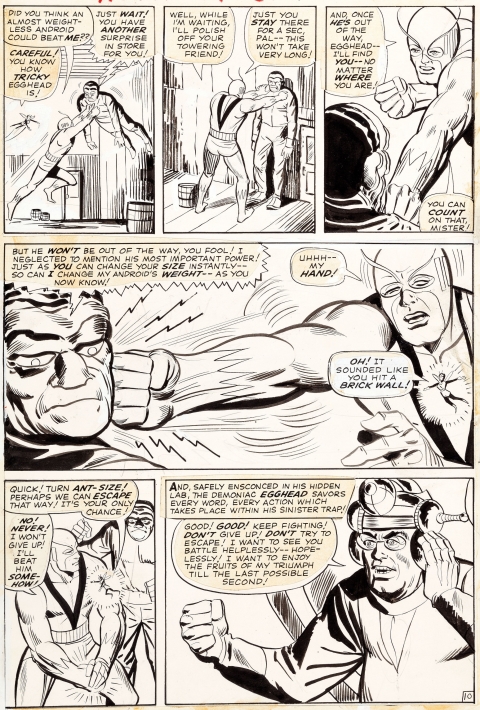 Tales To Astonish issue 61 page 10 by Steve Ditko and George Roussos.  Source.