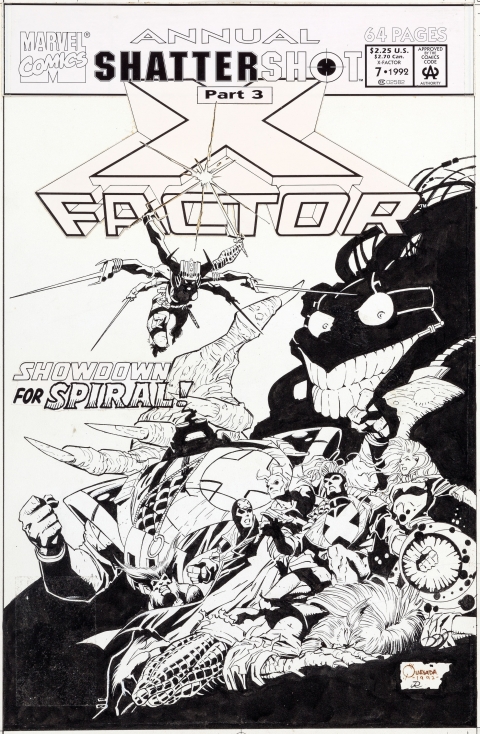 X-Factor Annual 7 cover by Joe Quesada and Joe Rubinstein.  Source.