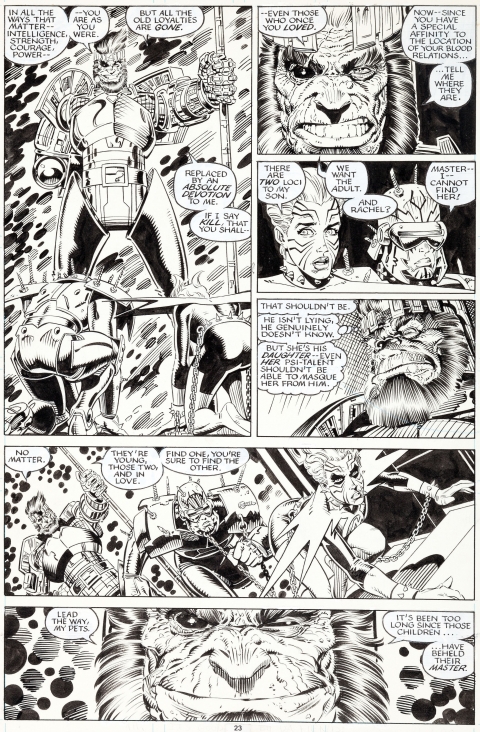 X-Men Annual issue 14 page 23 by Art Adams.  Source.