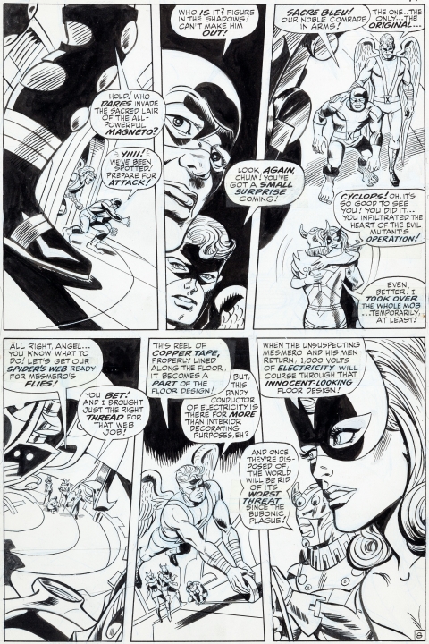 X-Men issue 52 page 8 by Don Heck, Werner Roth and John Tartaglione.  Source.