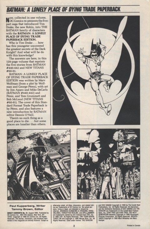 DC Direct Currents August 1990 Page 2