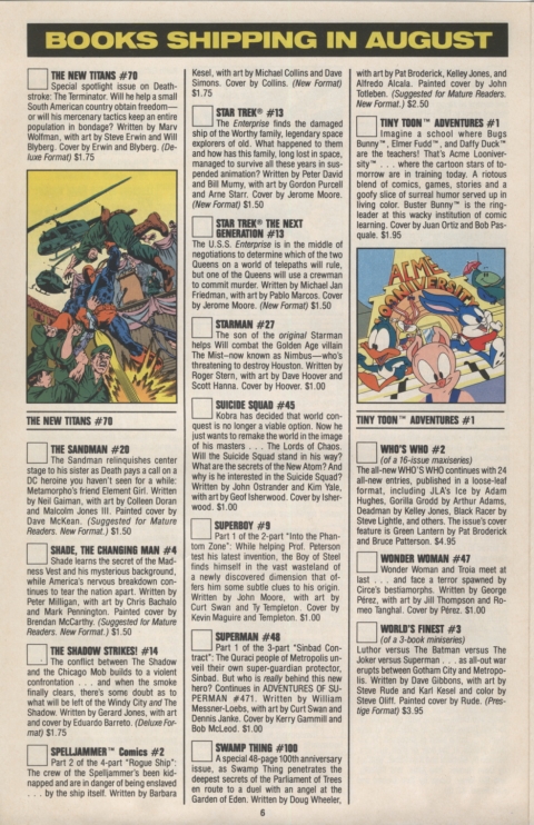 DC Direct Currents August 1990 Page 6