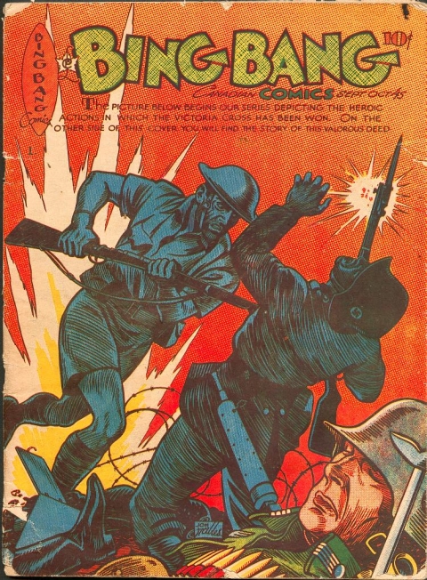Bing Bang Comics Vol. 5 No. 3 the 1st Victoria Cross cover