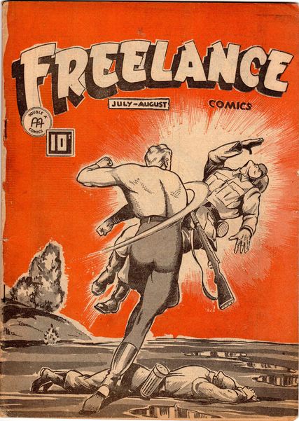 Freelance Comics Vol. 2 No. 9 which came out around the time of the Juno Beach landings.