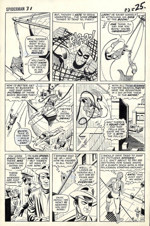 Amazing Spider-Man issue 31 page 19 by Steve Ditko. Source.