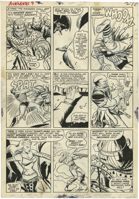 Avengers issue 9 page 20 by Don Heck and Dick Ayers.  Source.