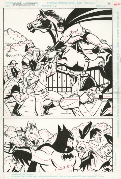 Batman Adventures issue 32 page 17 by Mike Parobeck and Rick Burchett. Source.