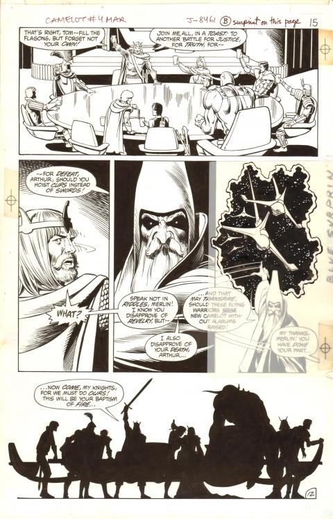 Camelot 3000 issue 4 page 12 by Brian Bolland and Bruce Patterson.  Source.