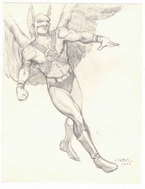 Hawkman by Steve Lieber.  Source.