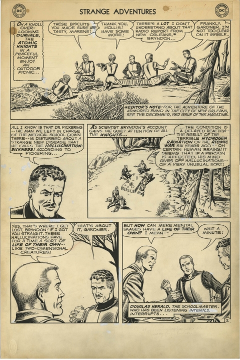 Strange Adventures issue 156 page 2 by Murphy Anderson. Source.