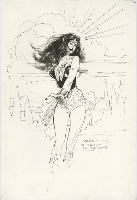 Wonder Woman by Bill Sienkiewicz.  Source.